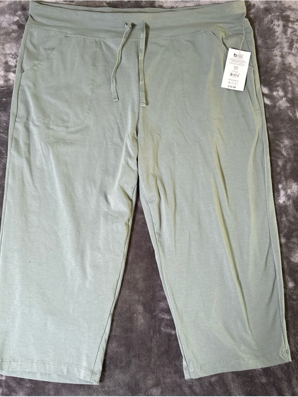 Athletic Works Sage Green Women's Drawstring Joggers